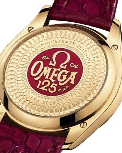 Omega 125th Anniversary Edition De Ville Trésor 40 mm, Gelbgold mit Lederarmband 435.53.40.21.11.001 – Bild 3