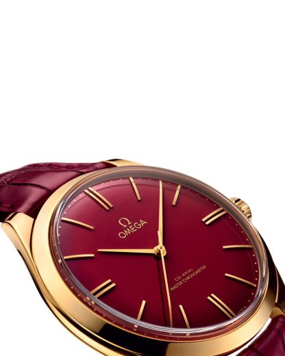 Omega 125th Anniversary Edition De Ville Trésor 40 mm, Gelbgold mit Lederarmband 435.53.40.21.11.001 – Bild 4