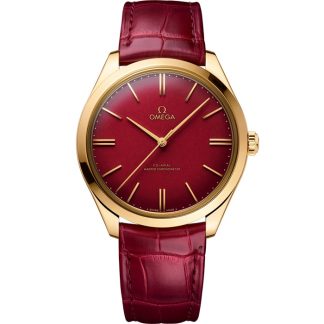 Omega 125th Anniversary Edition De Ville Trésor 40 mm, Gelbgold mit Lederarmband 435.53.40.21.11.001