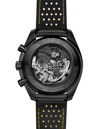 Omega Apollo 8 Speedmaster Dark Side of the Moon 44,25 mm, Schwarze Keramik mit Kautschukband 310.92.44.50.01.001 – Bild 2