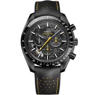 Omega Apollo 8 Speedmaster Dark Side of the Moon 44,25 mm, Schwarze Keramik mit Kautschukband 310.92.44.50.01.001