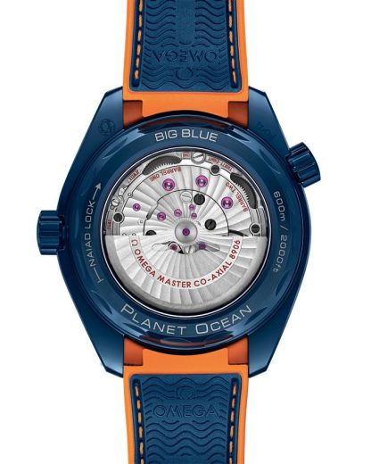 Omega Big Blue Seamaster Planet Ocean 600M 45,5 mm, Blaue Keramik mit Kautschukband 215.92.46.22.03.001 – Bild 2