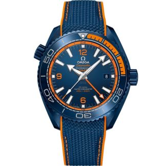 Omega Big Blue Seamaster Planet Ocean 600M 45,5 mm, Blaue Keramik mit Kautschukband 215.92.46.22.03.001