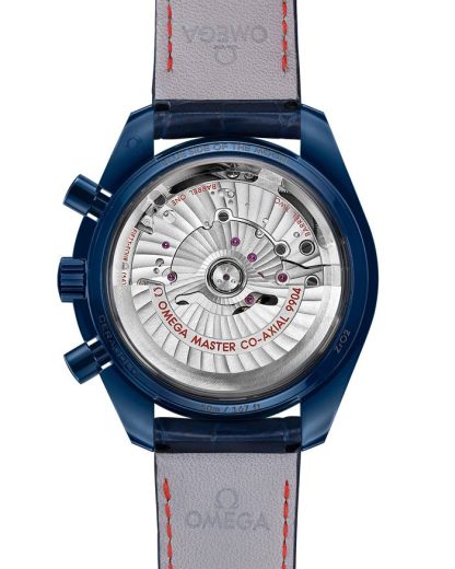 Omega Blue Side of the Moon Speedmaster Mondphase 44,25 mm, Blaue Keramik mit Lederarmband 304.93.44.52.03.002 – Bild 2
