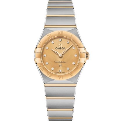 Omega Constellation 25 mm, Stahl - Gelbgold mit Stahl- und Gelbgoldband 131.20.25.60.58.001