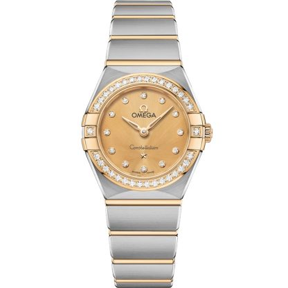 Omega Constellation 25 mm, Stahl - Gelbgold mit Stahl- und Gelbgoldband 131.25.25.60.58.001