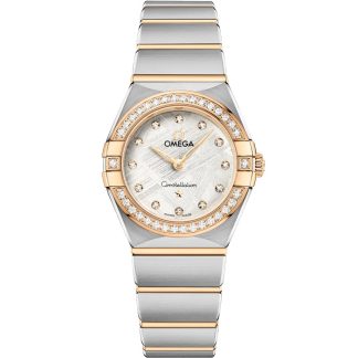 Omega Constellation 25 mm, Stahl - Gelbgold mit Stahl- und Gelbgoldband 131.25.25.60.99.002