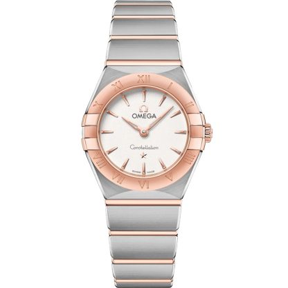 Omega Constellation 25 mm, Stahl - Sedna™-Gold mit Stahl- und Sedna™-Goldband 131.20.25.60.02.001