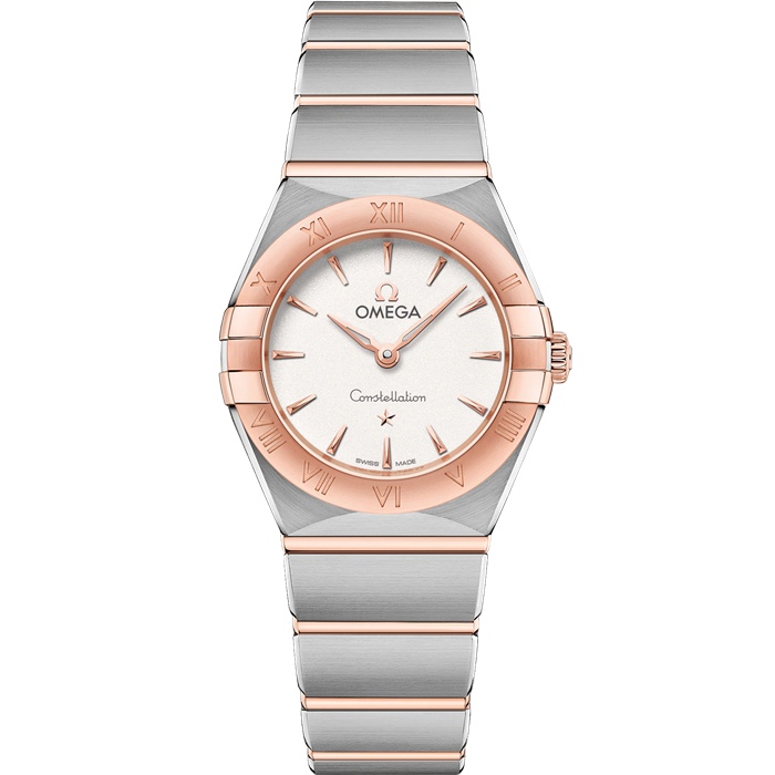 Omega Constellation 25 mm, Stahl - Sedna™-Gold mit Stahl- und Sedna™-Goldband 131.20.25.60.02.001