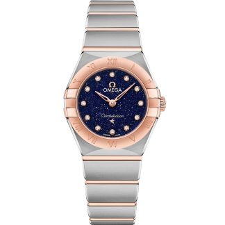 Omega Constellation 25 mm, Stahl - Sedna™-Gold mit Stahl- und Sedna™-Goldband 131.20.25.60.53.002