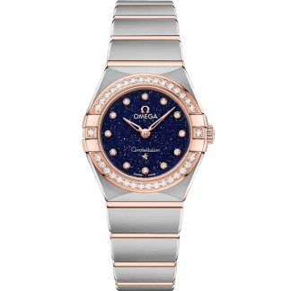 Omega Constellation 25 mm, Stahl - Sedna™-Gold mit Stahl- und Sedna™-Goldband 131.25.25.60.53.002