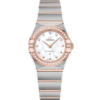 Omega Constellation 25 mm, Stahl - Sedna™-Gold mit Stahl- und Sedna™-Goldband 131.25.25.60.55.001
