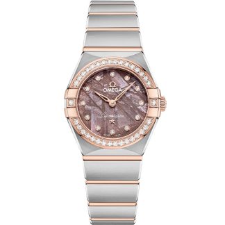 Omega Constellation 25 mm, Stahl - Sedna™-Gold mit Stahl- und Sedna™-Goldband 131.25.25.60.99.001