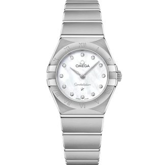 Omega Constellation 25 mm, Stahl mit Stahlarmband 131.10.25.60.55.001