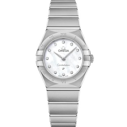 Omega Constellation 25 mm, Stahl mit Stahlarmband 131.10.25.60.55.001