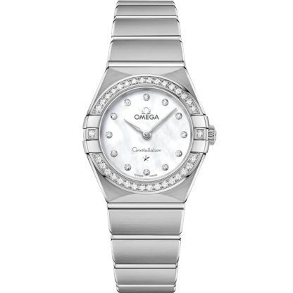 Omega Constellation 25 mm, Stahl mit Stahlarmband 131.15.25.60.55.001