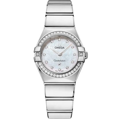 Omega Constellation 25 mm, Stahl mit Stahlarmband 131.15.25.60.55.002