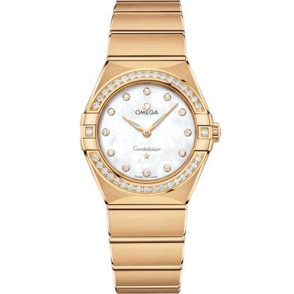Omega Constellation 28 mm, Gelbgold mit Gelbgoldband 131.55.28.60.55.002