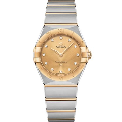 Omega Constellation 28 mm, Stahl - Gelbgold mit Stahl- und Gelbgoldband 131.20.28.60.58.001