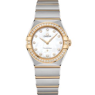 Omega Constellation 28 mm, Stahl - Gelbgold mit Stahl- und Gelbgoldband 131.25.28.60.55.002