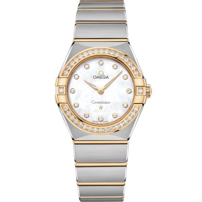 Omega Constellation 28 mm, Stahl - Gelbgold mit Stahl- und Gelbgoldband 131.25.28.60.55.002