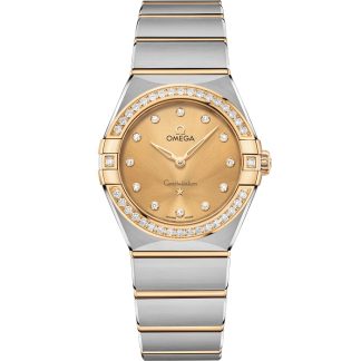 Omega Constellation 28 mm, Stahl - Gelbgold mit Stahl- und Gelbgoldband 131.25.28.60.58.001