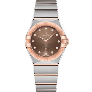 Omega Constellation 28 mm, Stahl - Sedna™-Gold mit Stahl- und Sedna™-Goldband 131.20.28.60.63.001