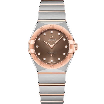 Omega Constellation 28 mm, Stahl - Sedna™-Gold mit Stahl- und Sedna™-Goldband 131.20.28.60.63.001
