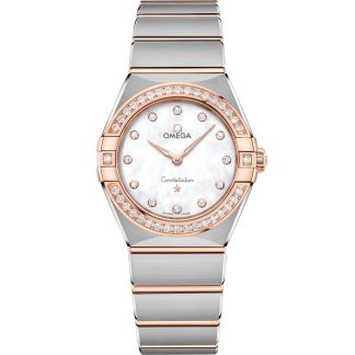 Omega Constellation 28 mm, Stahl - Sedna™-Gold mit Stahl- und Sedna™-Goldband 131.25.28.60.55.001