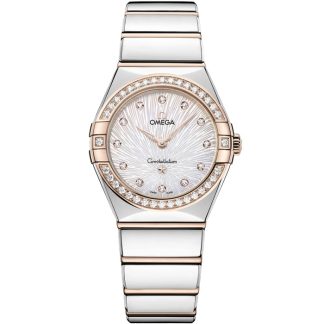 Omega Constellation 28 mm, Stahl - Sedna™-Gold mit Stahl- und Sedna™-Goldband 131.25.28.60.55.003