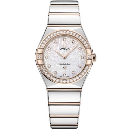 Omega Constellation 28 mm, Stahl - Sedna™-Gold mit Stahl- und Sedna™-Goldband 131.25.28.60.55.003