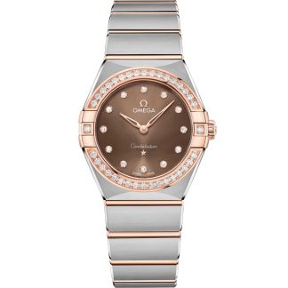 Omega Constellation 28 mm, Stahl - Sedna™-Gold mit Stahl- und Sedna™-Goldband 131.25.28.60.63.001