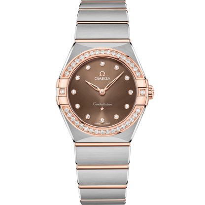 Omega Constellation 28 mm, Stahl - Sedna™-Gold mit Stahl- und Sedna™-Goldband 131.25.28.60.63.001