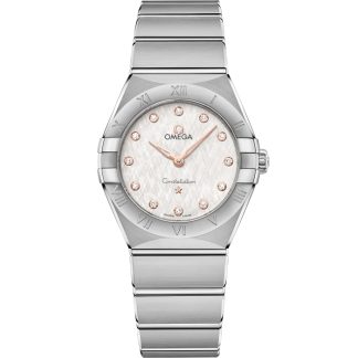 Omega Constellation 28 mm, Stahl mit Stahlarmband 131.10.28.60.52.001