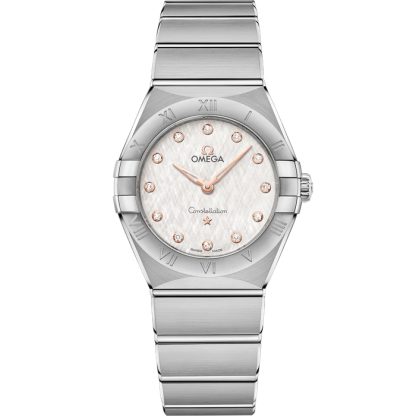 Omega Constellation 28 mm, Stahl mit Stahlarmband 131.10.28.60.52.001