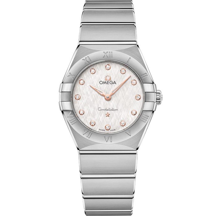 Omega Constellation 28 mm, Stahl mit Stahlarmband 131.10.28.60.52.001