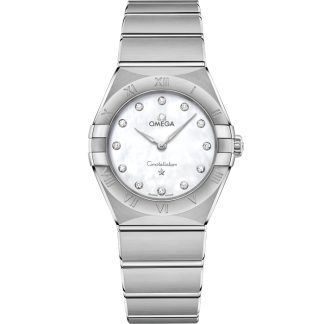 Omega Constellation 28 mm, Stahl mit Stahlarmband 131.10.28.60.55.001