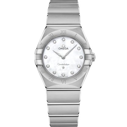 Omega Constellation 28 mm, Stahl mit Stahlarmband 131.10.28.60.55.001