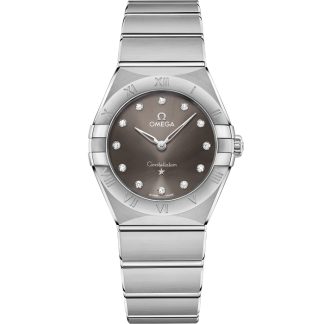 Omega Constellation 28 mm, Stahl mit Stahlarmband 131.10.28.60.56.001