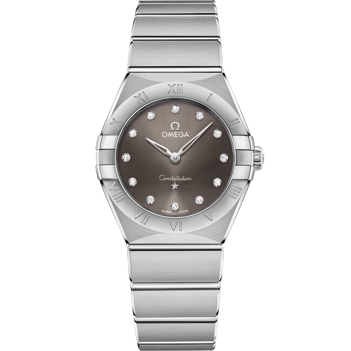 Omega Constellation 28 mm, Stahl mit Stahlarmband 131.10.28.60.56.001