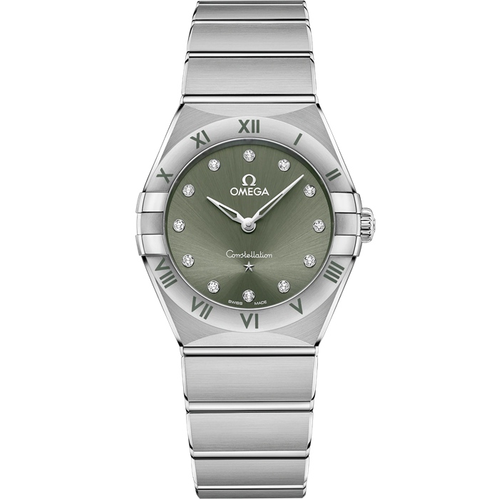 Omega Constellation 28 mm, Stahl mit Stahlarmband 131.10.28.60.60.001