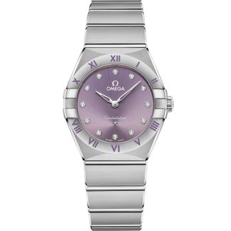 Omega Constellation 28 mm, Stahl mit Stahlarmband 131.10.28.60.60.002