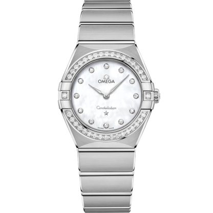 Omega Constellation 28 mm, Stahl mit Stahlarmband 131.15.28.60.55.001