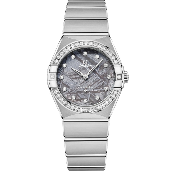 Omega Constellation 28 mm, Stahl mit Stahlarmband 131.15.28.60.99.001