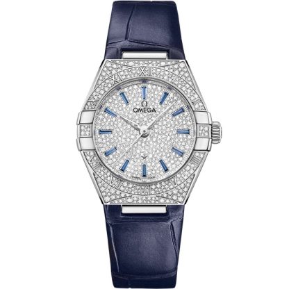 Omega Constellation 29 mm, Canopus Gold™ mit Lederarmband 131.58.29.20.99.003