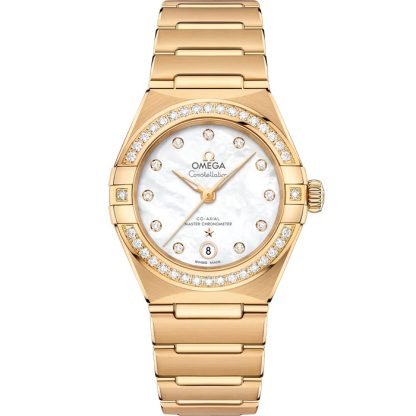 Omega Constellation 29 mm, Gelbgold mit Gelbgoldband 131.55.29.20.55.002
