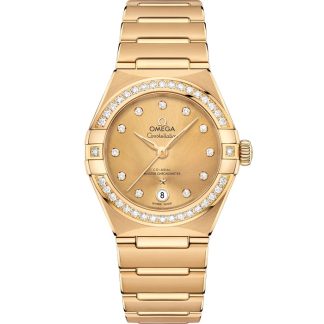 Omega Constellation 29 mm, Gelbgold mit Gelbgoldband 131.55.29.20.58.001