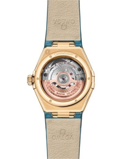 Omega Constellation 29 mm, Gelbgold mit Lederarmband 131.53.29.20.52.001 – Bild 2