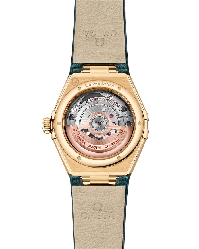 Omega Constellation 29 mm, Gelbgold mit Lederarmband 131.53.29.20.58.001 – Bild 2
