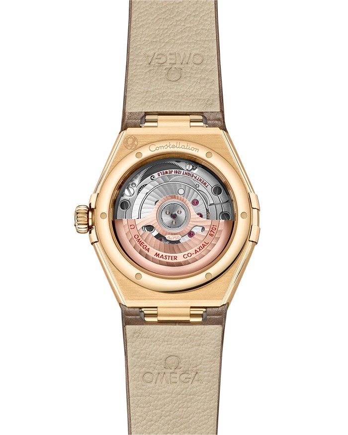 Omega Constellation 29 mm, Gelbgold mit Lederarmband 131.58.29.20.52.001 – Bild 2